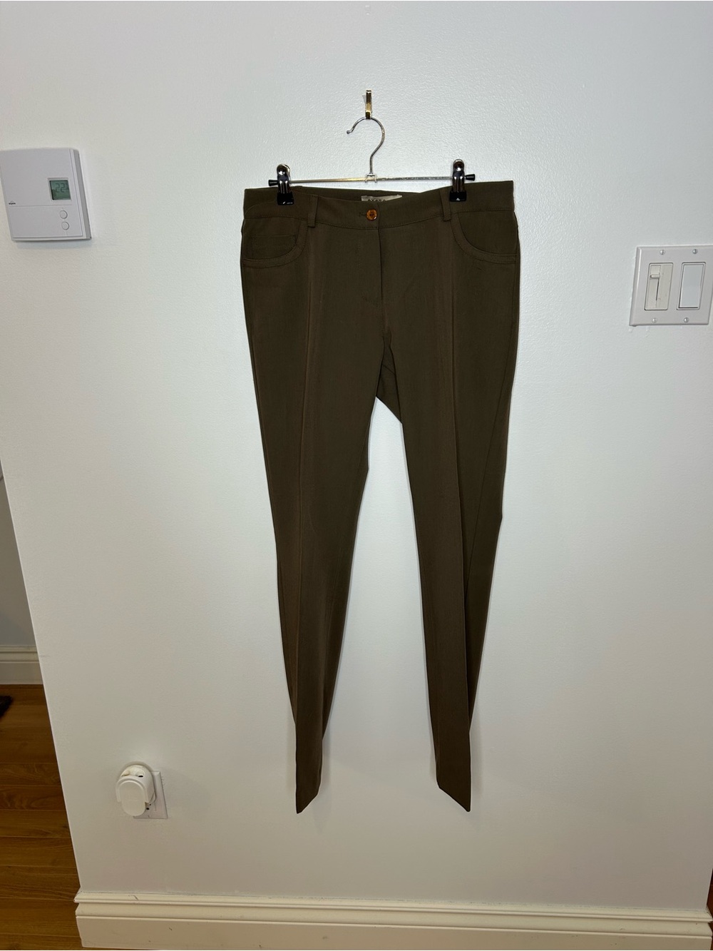 AXARA Paris Olive Straight-Leg Pants❤️6